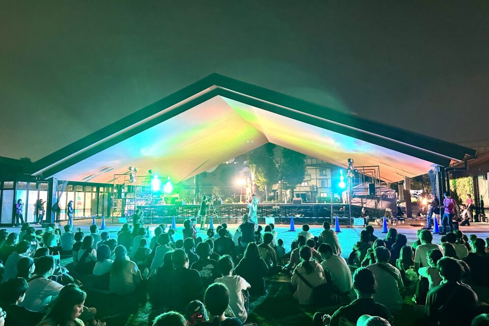 おおやねステージパフォーマンス「公園をまとう」イメージ